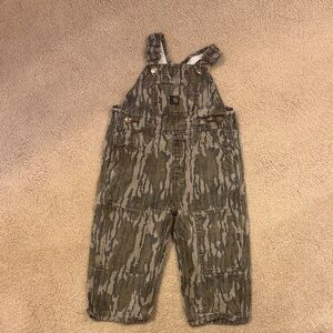 Carhartt Kids' Green Camouflage Overalls